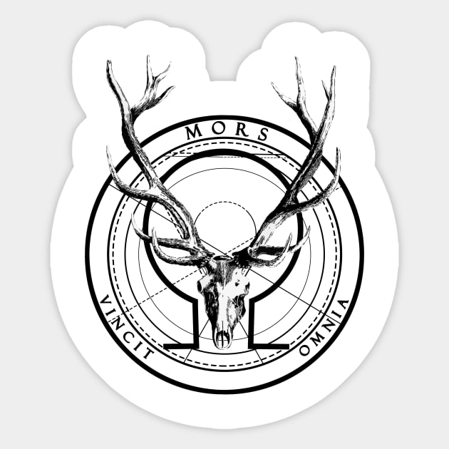 Of Things Long Past - Mors Vincit Omnia VII Sticker by Anthraey